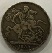 A Queen Victoria Crown. (coin) 1889.