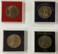 Four x New Zealand Crowns.