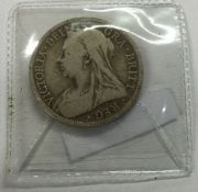 A Queen Victoria Half Crown. (coin) 1901.