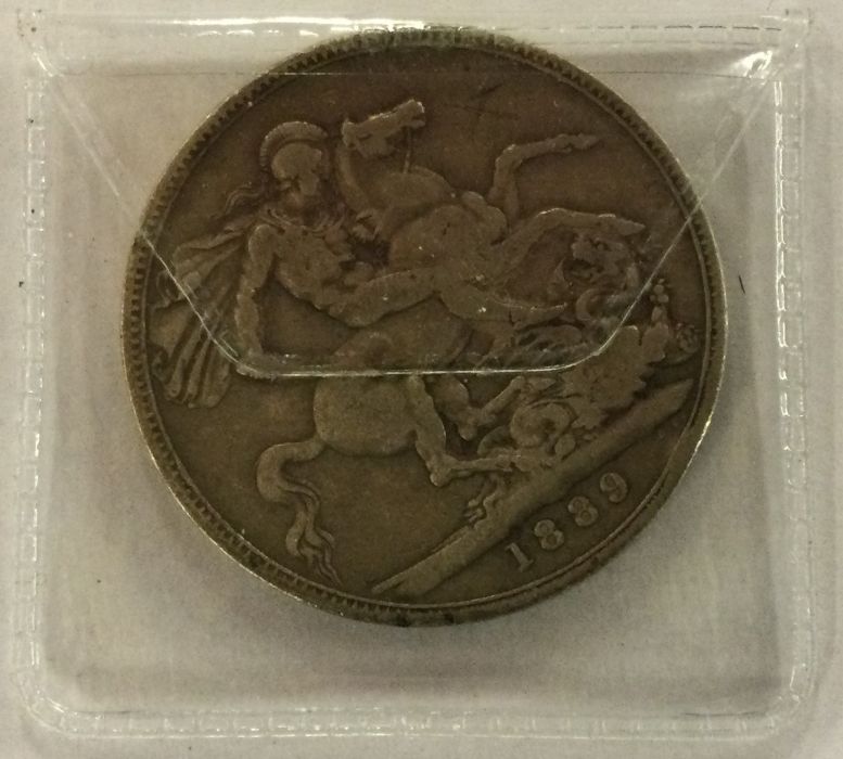 A Queen Victoria Crown. (coin) 1889.