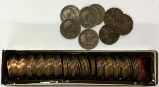A box of Pennies. 1902 - 1967.