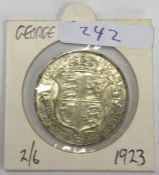 A George V Half Crown (coin). 1923.