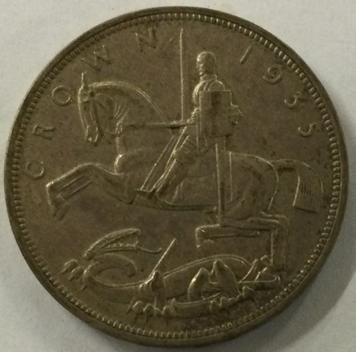 A George V Crown. (coin) 1935. - Image 2 of 2