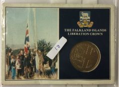 A Falkland Islands Liberation Crown. (coin) 1982.