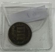 A James II four pence piece. 1687.