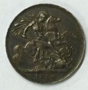 A 1896 Victoria Crown (coin).