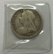 A Queen Victoria Half Crown. (coin) 1899.