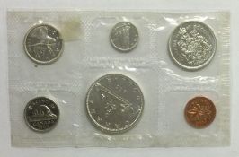 A Canadian Mint coin set. 1965.