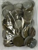 A bag of Österreich (Austria) coins.