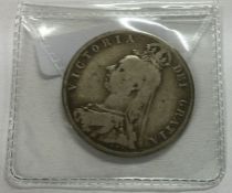 A Queen Victoria Half Crown. (coin) 1889.