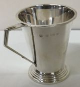 A novelty silver christening mug. Birmingham 1937. By Barker Brothers.