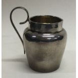 A small silver cream jug. Birmingham. Approx. 31 g