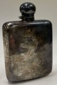 A large Victorian silver hip flask. Sheffield 1898. By James Dixon and Sons. Approx.