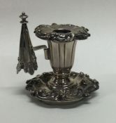 A Victorian silver chamberstick with removable nozzle. London. Approx. 56 grams.