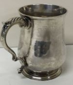 An 18th Century Georgian silver christening mug. London 1771.
