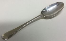 An unusual Hanoverian pattern silver table spoon to commemorate the Great War.