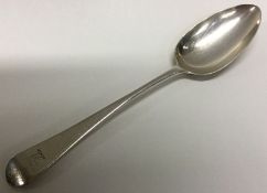 YORK: A silver dessert spoon. 1812. By RC&JB.