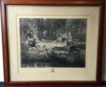 WALTER DENDY SADLER: (British, 1854 - 1923). A framed and glazed etching.