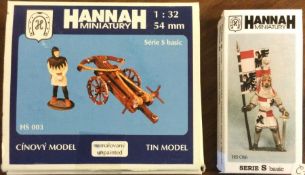 HANNAH: Two boxed miniatures.
