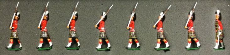 BRITAINS: A boxed set of figures entitled "The Cameron Highlanders". Numbered 40190.
