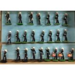 BRITAINS: A set of twenty-four painted figures.