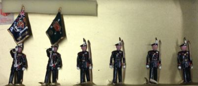 A set of six Royal Company of Archers figures.