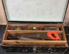 A carpenters chest and contents.