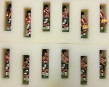 DUCAL: A boxed set of twelve lead figures.