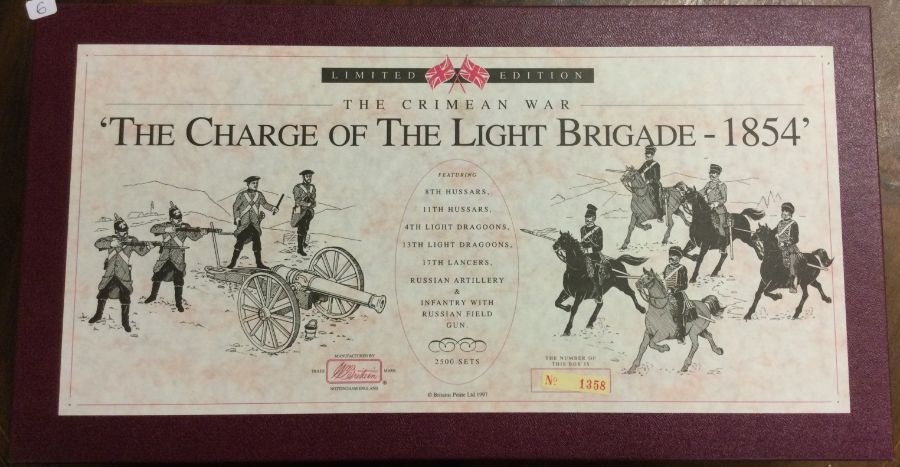 BRITAINS: A boxed set of lead figures entitled "The Charge of the Light Brigade - 1854". - Image 2 of 2