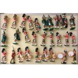 BRITAINS: A large group of lead figures in the form of soldiers.