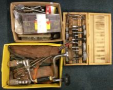 A quantity of fixings and tools.
