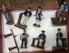 A collection of Naval figures.