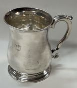 A 18th Century Georgian silver half pint mug. London 1752.