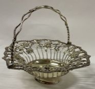 An 18th Century silver gilt pierced neoclassical basket. London 1766.