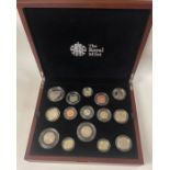 A 2014 proof premium 15 coin set.