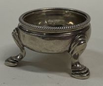 An early 18th Century silver toy salt.