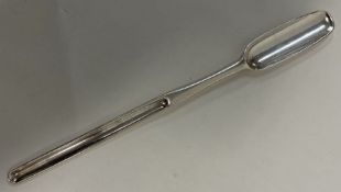 An 18th Century George II silver marrow scoop. London 1737. By Richard Gosling.