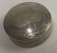 An unusual silver hinged box. Marked 925 underneath.