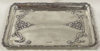 CHESTER: An embossed silver dish. 1907.