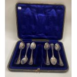 A good set of six silver teaspoons. Sheffield.