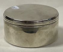 A large 19th Century Russian silver box lift off lid. Bearing hallmarks underneath..