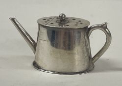 CHESTER: A Victorian silver toy pepper in the form of a teapot. 1894.