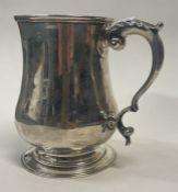 OF SHOOTING INTEREST: A Victorian silver pint mug. London 1874. By Charles Boyton.