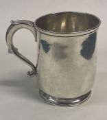A George II silver pint mug. London 1732. By Richard Bayley.