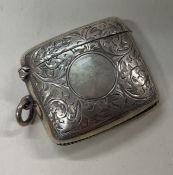 CHESTER: A silver vesta case. 1900.