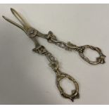 A fine Victorian silver gilt pair of grape scissors. Birmingham c1840. By Yapp & Woodward.