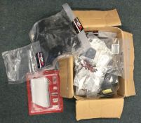 A selection of Nissan GTR model car parts.