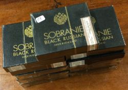 Sobranie: Two hundred Black Russian cigarettes.