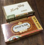 Twenty five Henry Clay cigars together with Hofnar cigars (Boxes unopened / seals intact)