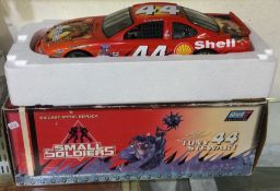 A 1:18 scale boxed die-cast replica entitled "1998 Shell/Small Soldiers Pontiac".